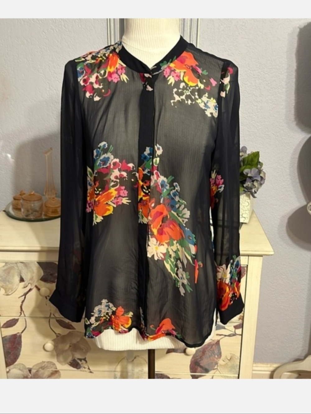 Joie Silk Blouse - Picture 2 of 7